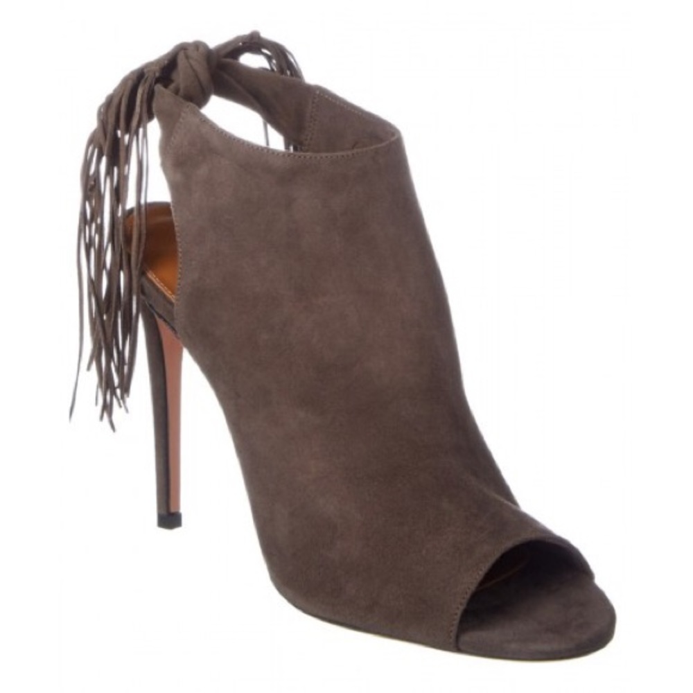 Aquazzura Firenze Fringe Tie Sandal